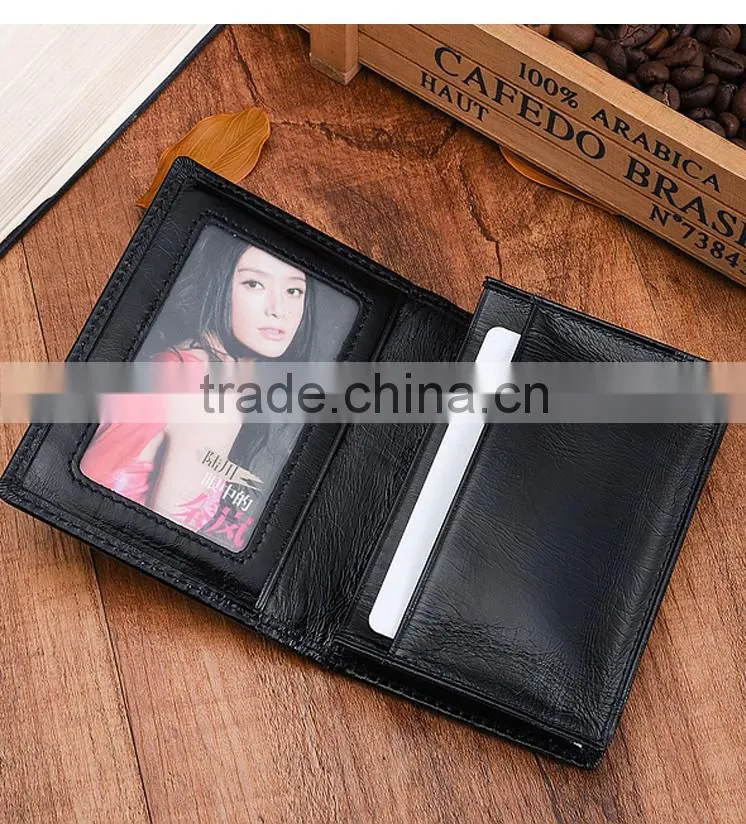 2015 Cheap promotional card holder soft leather business card holder