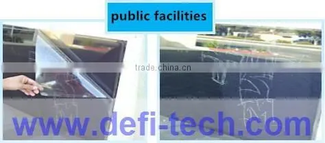 silver car window tint film