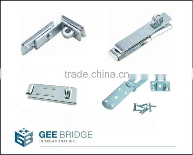 0206030 Steel Heavy Duty Straight Bar Safety Hasp