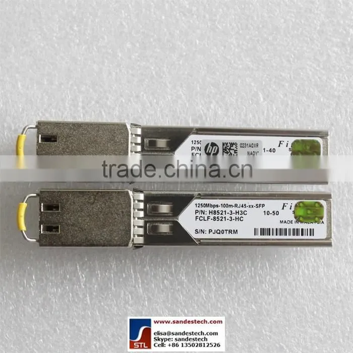 HP JD089B ABCU-5740RZ-HP8 1000BASE-T 1G SFP RJ45 optical transceiver