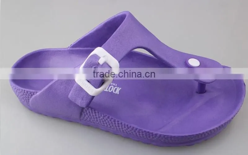 2016 hot disign eva slipper flip flop with many colors