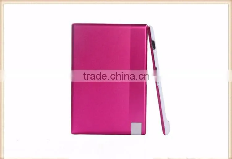 2016 Wholesale Super Slim Ultra-thin Credit Card Size Portable Battery Power Bank Charger For Samsung Micro