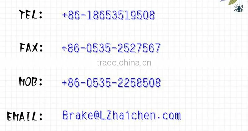 OEM:55211-65D11 parts of China brake disc