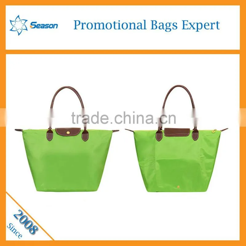 2016 Candy colors Custom cheap handbags from China foldable Beach Tote Shoulder Bag