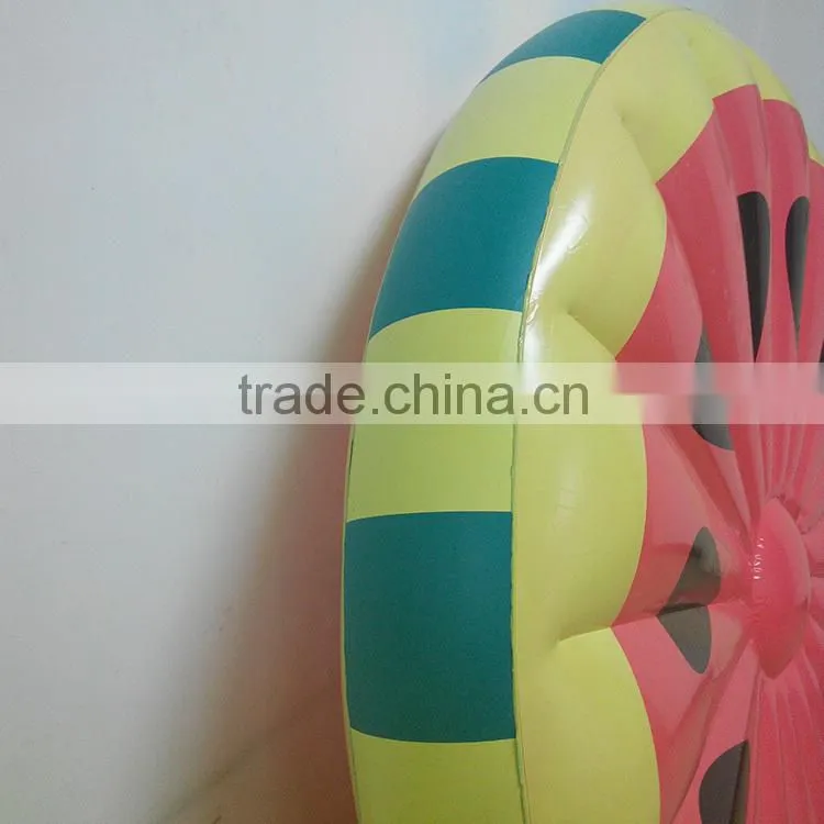 small quantity order available Watermelon Slice Island Inflatable Raft, inflatable watermelon pool float for sale