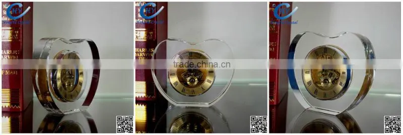 2016 wholesale clear calendar clock insert parts