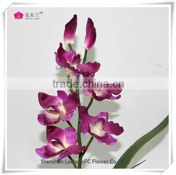 Wall Long Lasting Decorative Polyester Mesh Fabric Flower