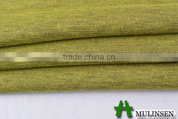 Shaoxing Mulinsen knit roma dyed t/r polyester rayon spandex fabric