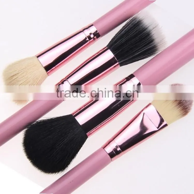 Professional Makeup Brush Set 12 pcs Kit Leather Cup Holder Case kit
