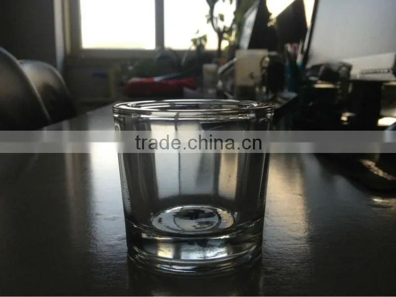 crystal glass candle holders
