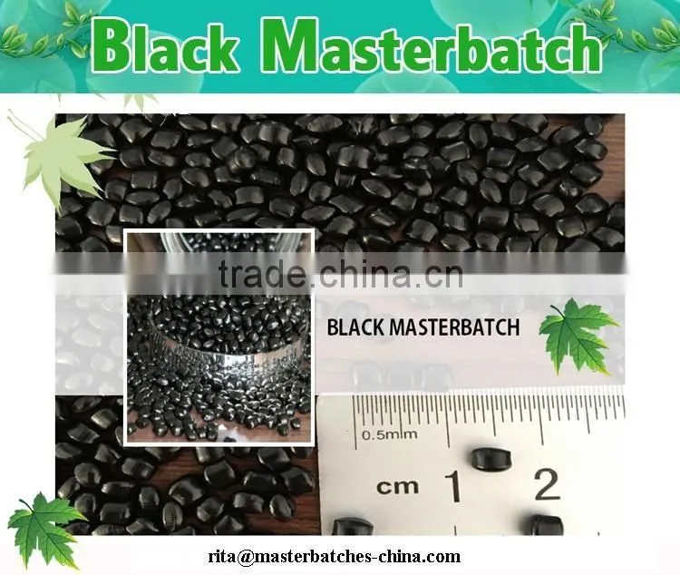 High pigment plastic black masterbatch