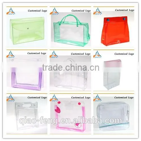 Wholesale fashion gift personalized clear jewelry bags
