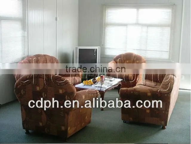 China alibaba china supplier Temporary galvanized structure cheap sandwich panel prefab homes for sale