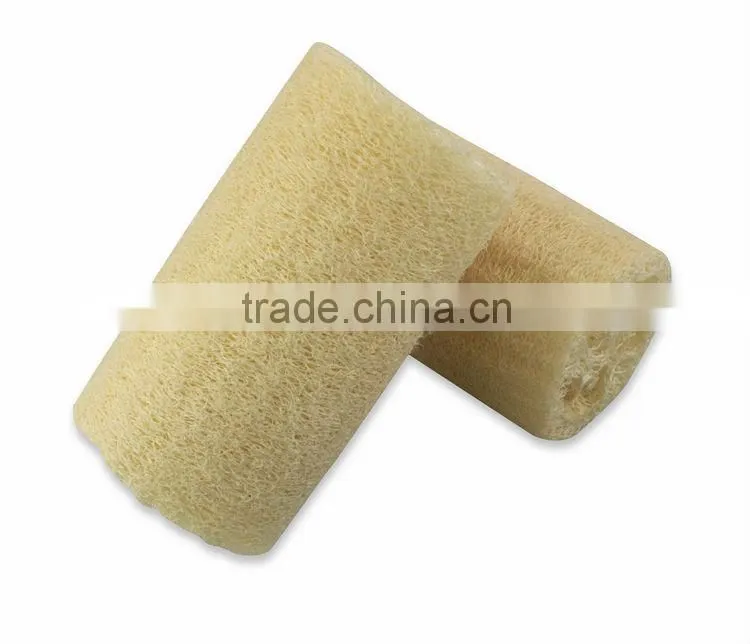 Natural loofah bath scrubber