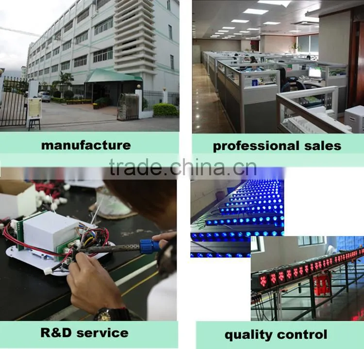 6pcs 7 in1 RGBWAUV +Pink led wall outdoor