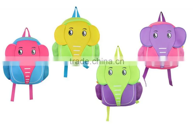 Fashionable Elephant Pattern Backpack for Children