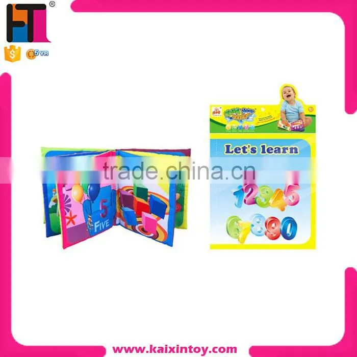 Pattern recognition English learning educational Baby Cloth Book Baby Book
