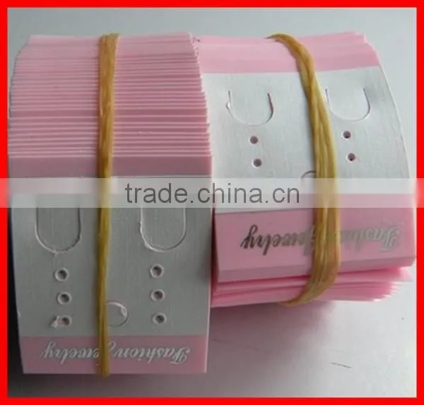 Customized Printed Earring Paper Accessory Cards For sale