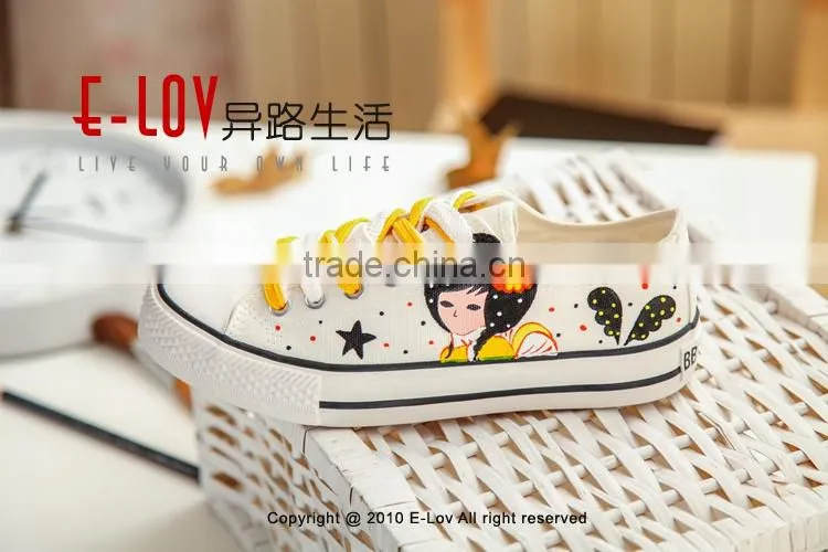 Hot sales high quality new canvas shoes pattern
