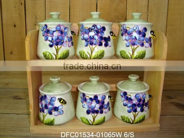 Hand-painted Ceramic Tea Cup and Saucer