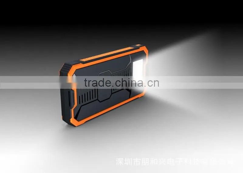 2016 new model solar power bank , universal portable solar power bank with dual output