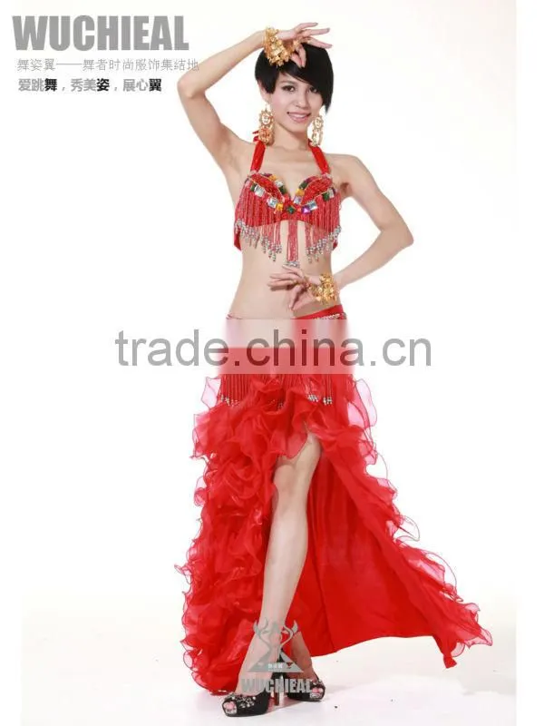 Wholesale Belly Dance Costumes, Hot Sexy High Quality Skirt,Belly Dancing Performance Skirt QC2005