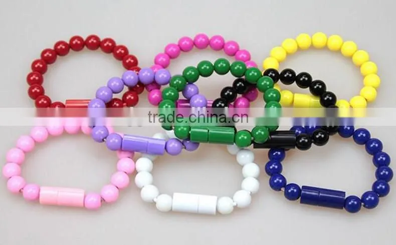 Latest Mobile Phone Accessories with 2015 Cool Pearl Bracelet Usb Cables