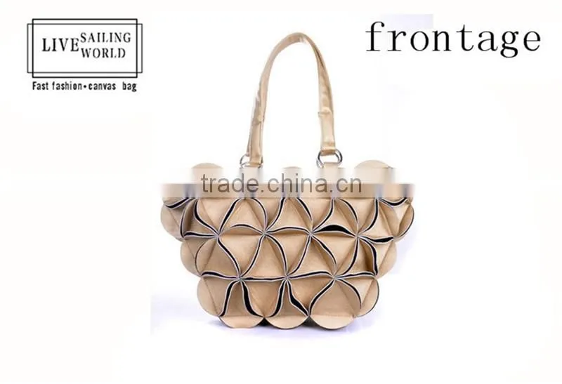 2016 stylish PU leather lady hand bag