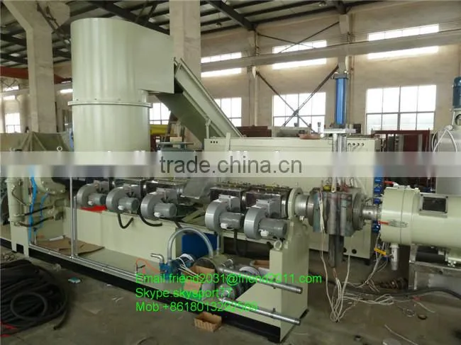 Water ring two stage pelletizing line