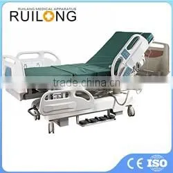 Carbon Steel Frame Two Motor Electric Hospital Wood Bed