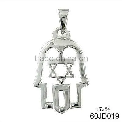 Fashion 925 sterling silver Hamsa charm pendent