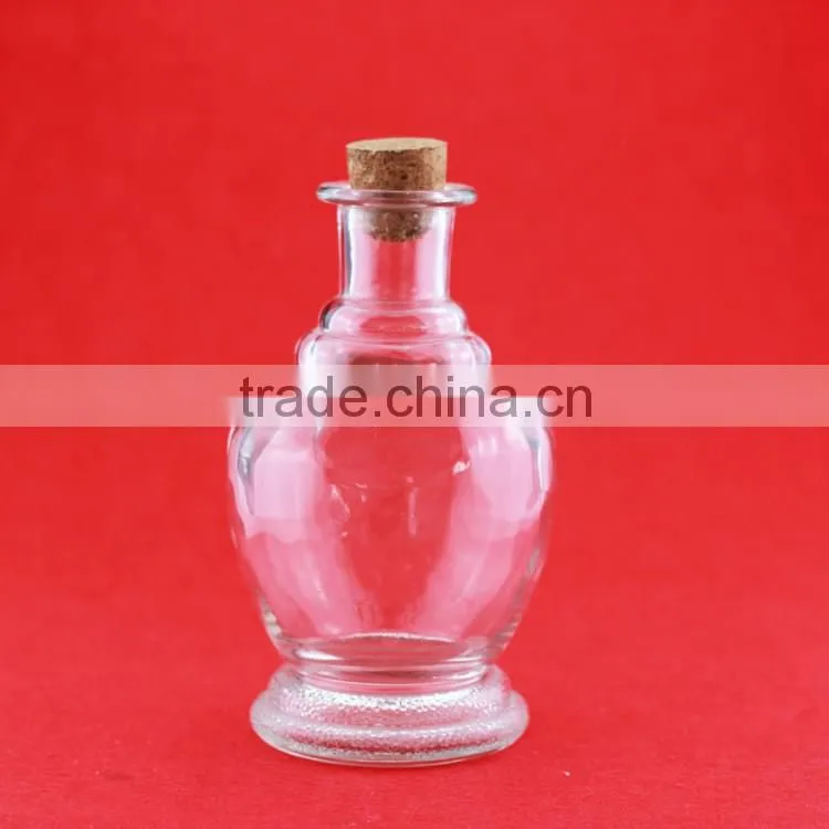 High quality perfume bottle woman shape white bottle frosted vodka bottle