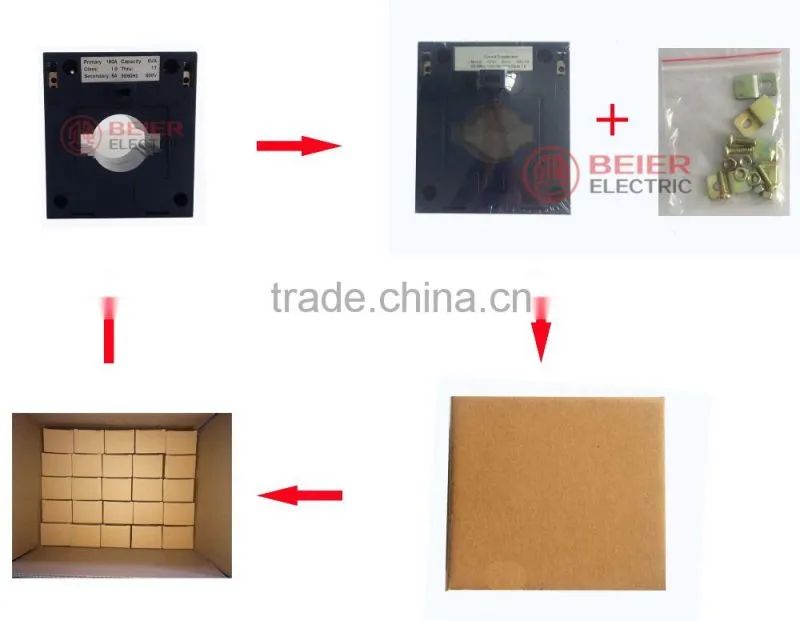 JY-40 Round hole low voltage current transformer output 5a