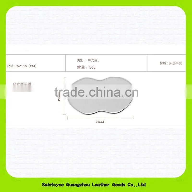 15013 Custom beautiful leather gaming mouse pad