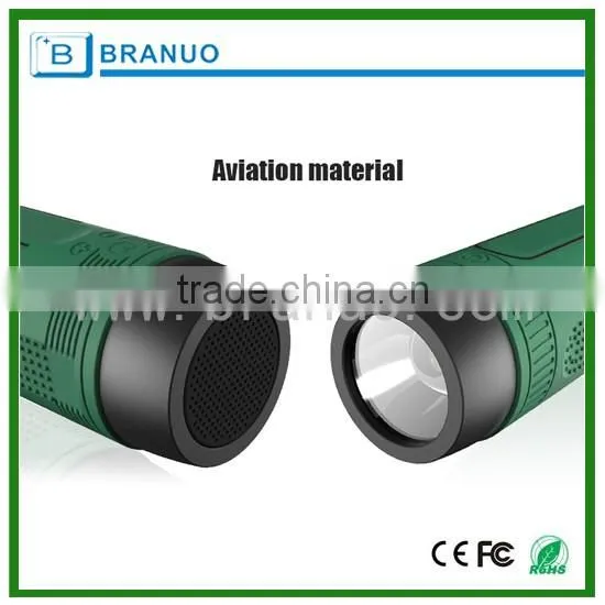 mini multifunctional bluetooth speaker with power bank, LED light , TF card ,F/M radio