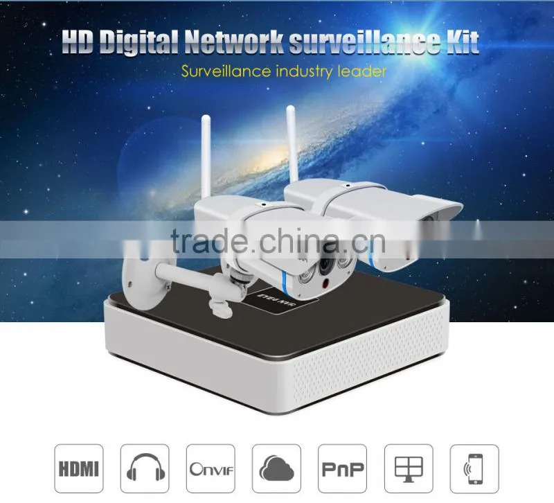 2016 Vstarcam Hot on Sale ip cctv camera kit including one NVR two IP cameras excellent for private homes offices stores shops