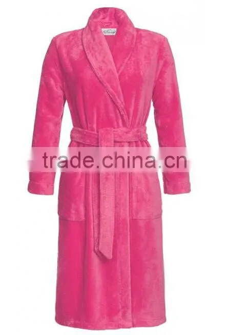 OEM manufacturer women robe/coral fleece women robes/flannel women robes/ velvet women robes
