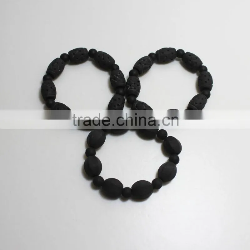 Chinese ancient bianstone necklace for therapy
