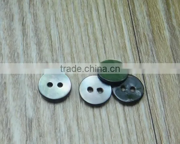 Custom 2 hole real shell shirt button