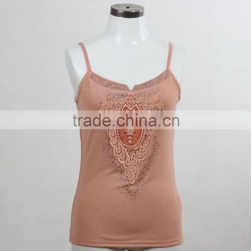 F5S15156 Printed Camisole Sex Tank Top for Women