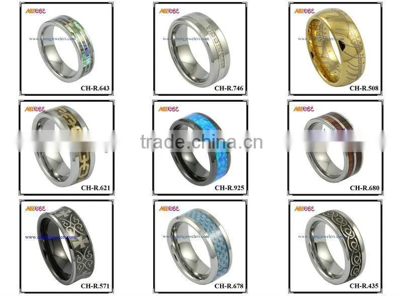 Comfort fit and high quality Jewelry Cobalt Chrome Band Ring wholesale cobalt alloy ring