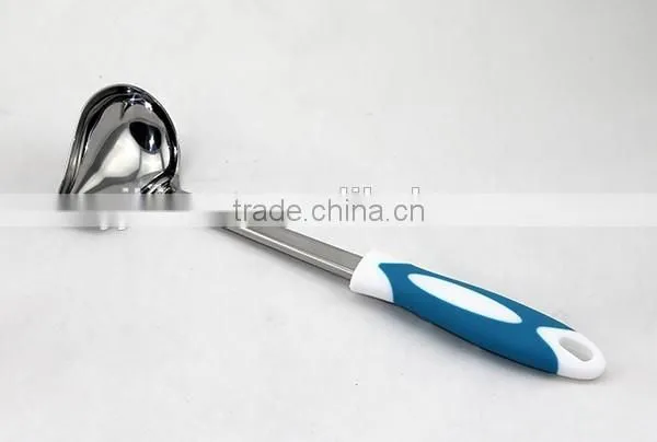 stainless steel gravy ladle with plastic handle