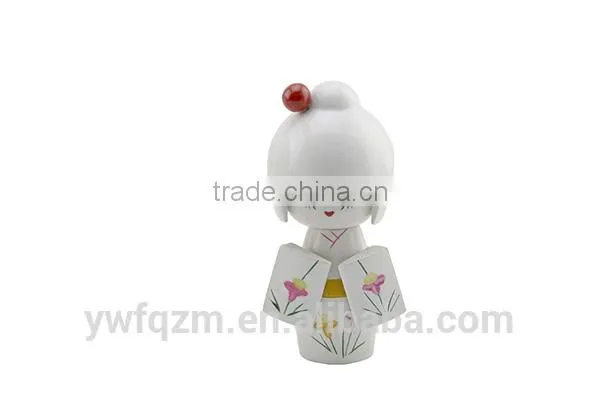best selling wood crafts 2012 wooden japanese doll for wedding gifts