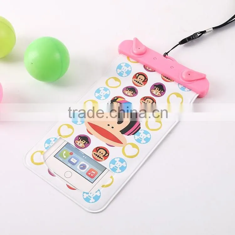 2016 new arrival Swimming drifting sea mobile phone silica gel compass waterproof bag