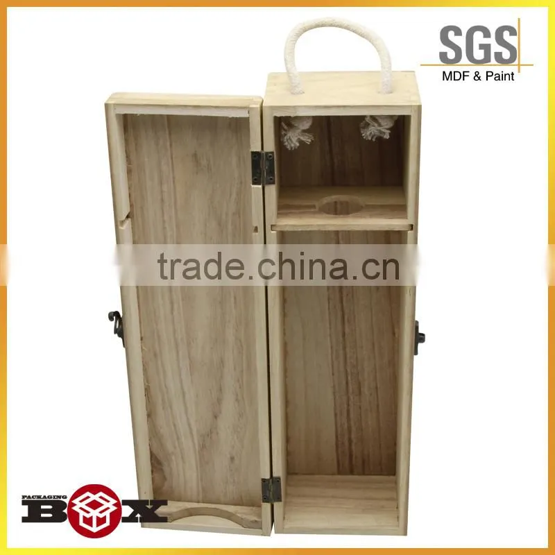 wholesale high quality rectangle sell used wine wooden boxes