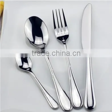 steak fork and spoon 4pcs set stainless steel cutlery stainless steel cutlery polishing cutlery