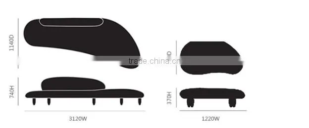 Design Isamu Modern Classic Freeform Sofa