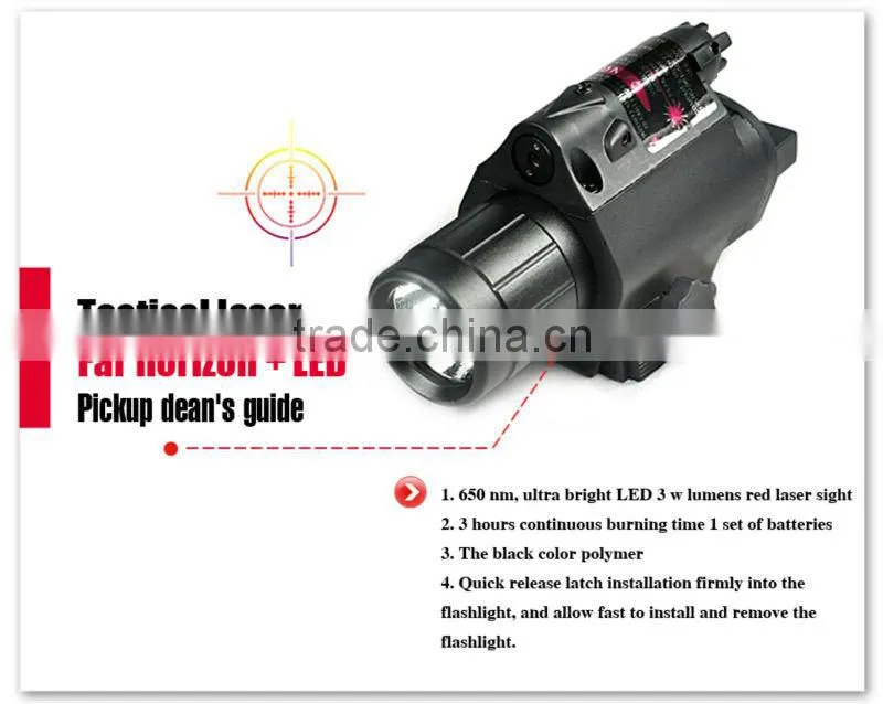 Tactical green and red Laser Sight with LED for Picatinny Rail