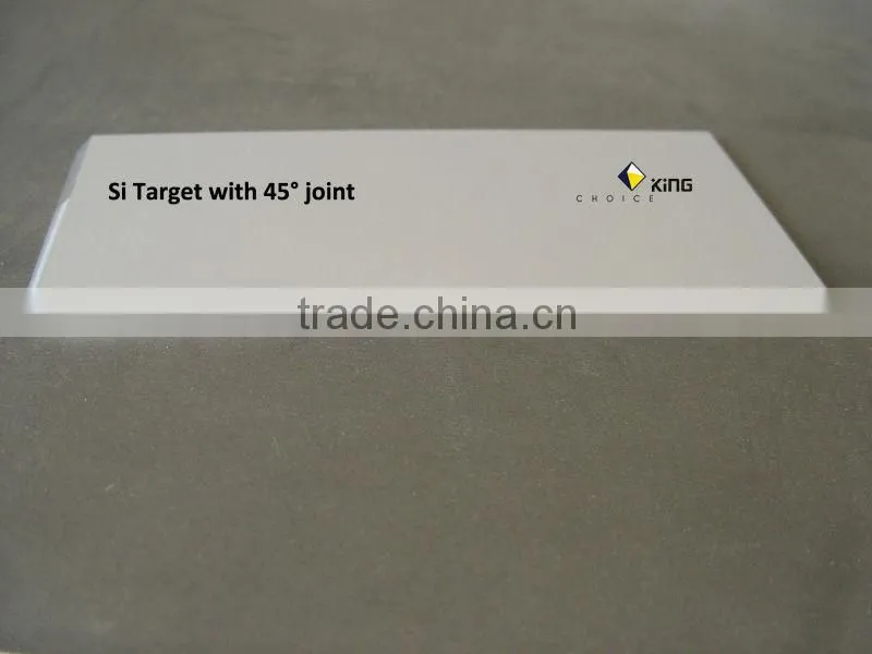 Silicon with 45 degree joint