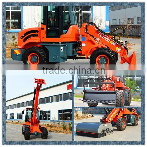 small farm loader TL1500 front end wheel loader cheap loader